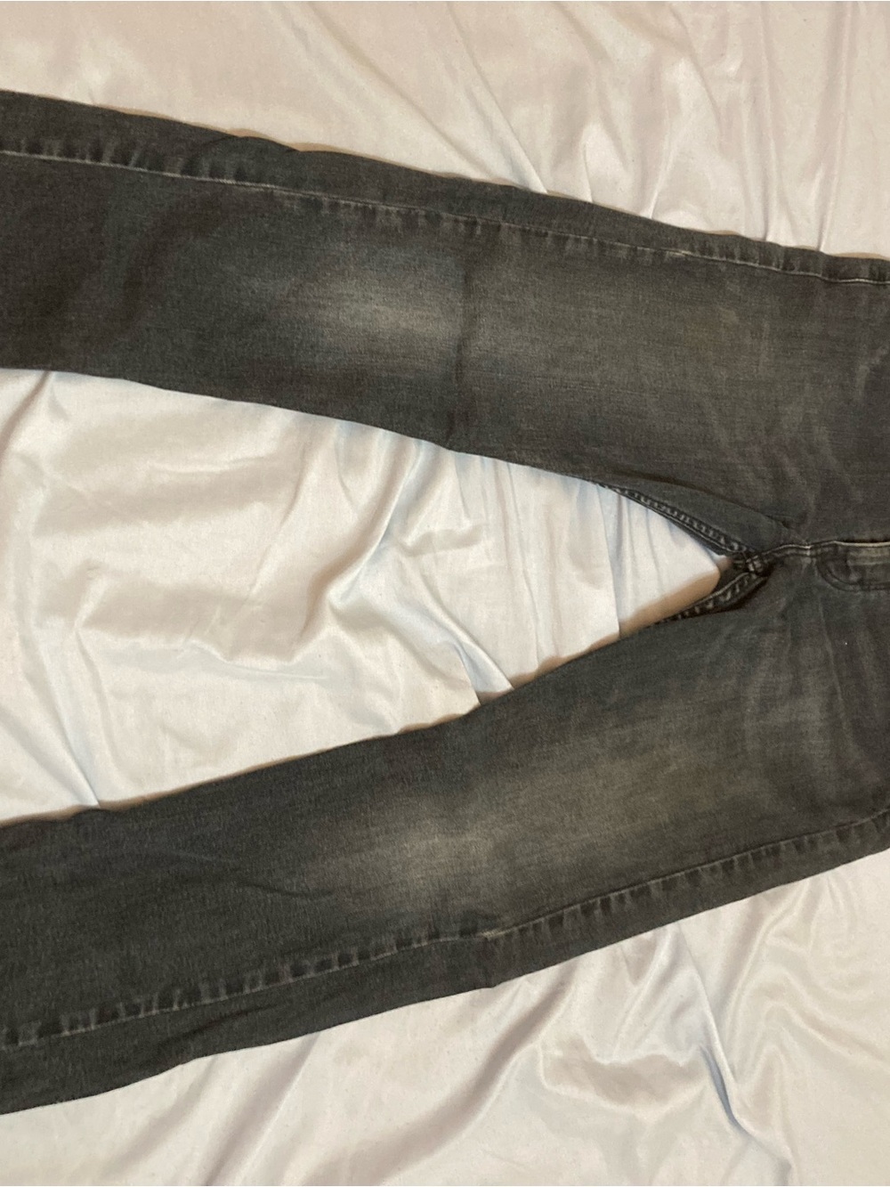 Levi's Men's Slim Fit Gray/light blue Dark Wash Denim Jeans 34x29 Low Rise